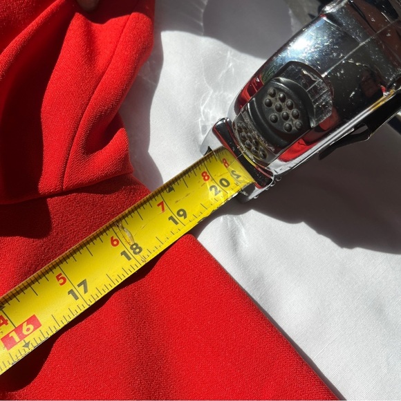 Kasper Red Cropped Jacket Size 10 - Picture 5 of 6